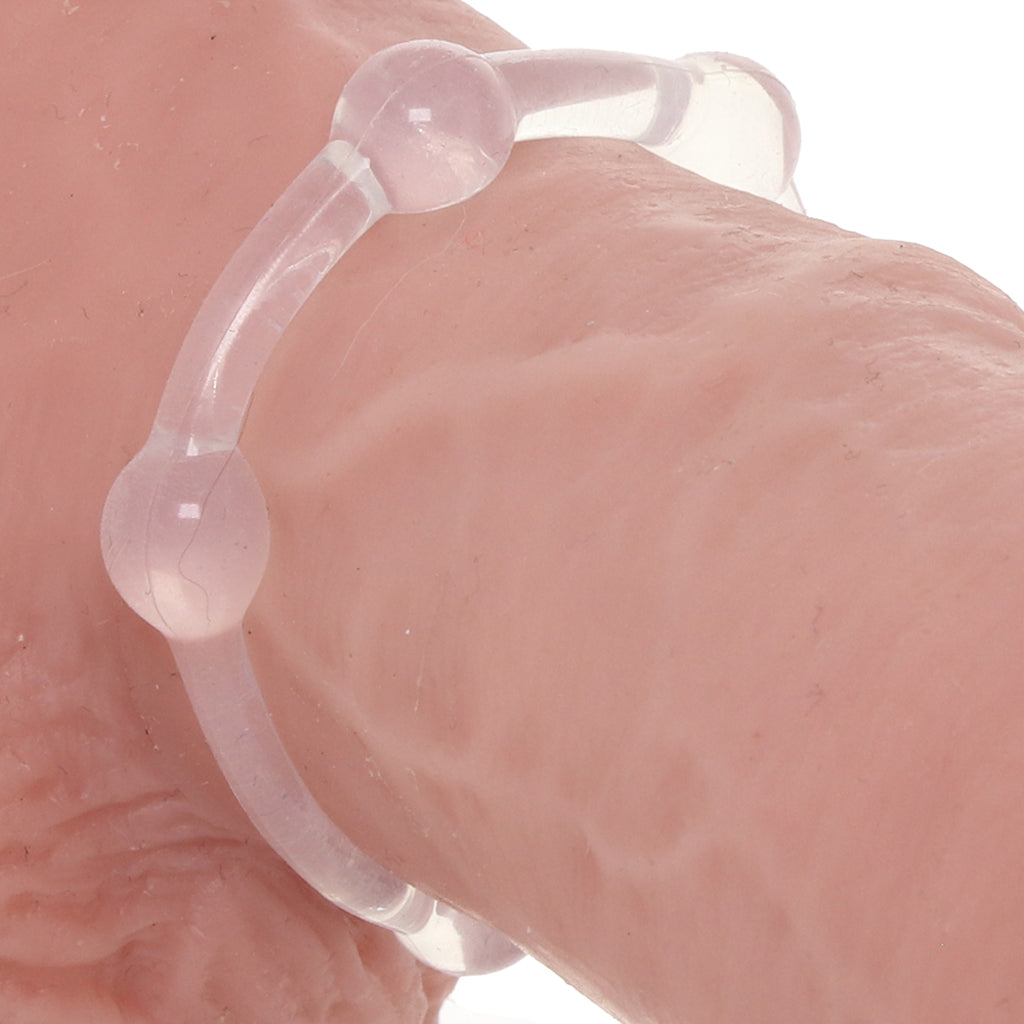Alpha Liquid Silicone Beaded Rings Cock Rings - Tophatter Daily Deals